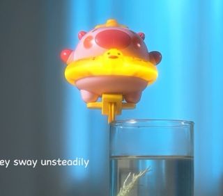 Factory Hot Selling Light-up Balanced Capybara Tumbler