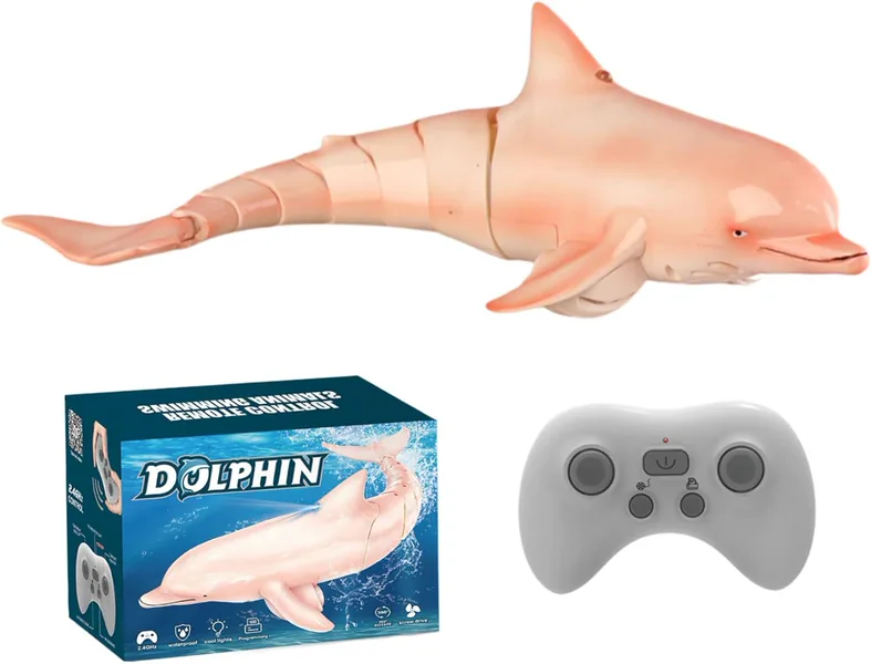 TW305031 2.4G RC Dolphin Toy Remote Control Shark Pool Toy Animals Rc