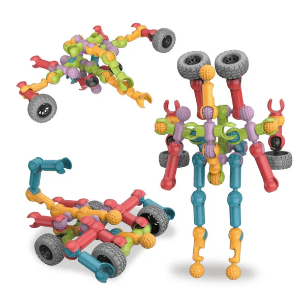 TW281094 Custom Building Blocks Educational 72pcs DIY Plastic Smart S