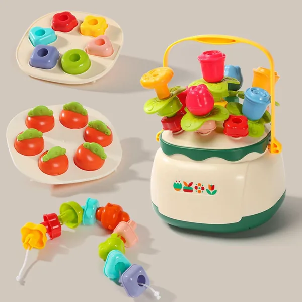 TW286102 Flower Building Toys Portable Floral Construction Sets Botan