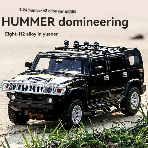 TW301047 1:24 Scale Diecast Toys HUMMER Car Toys Metal Model Collecti