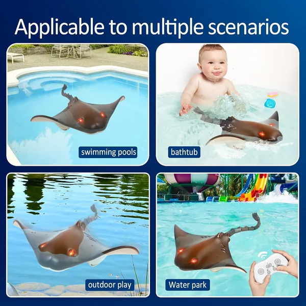 TW305027 Remote Control Shark Toy Animals for Kids RC Shark for Pool