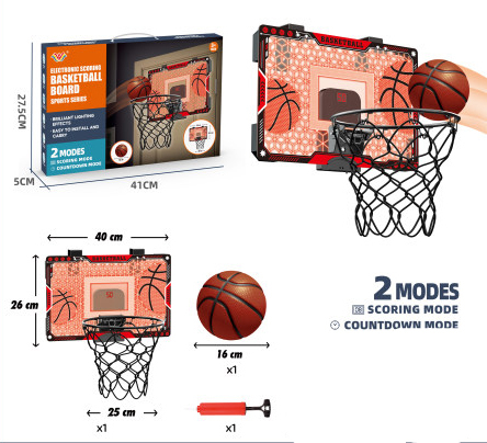 TW305085-Toy Foldable Electronic Scoring Basketball Frame Basketball Boar