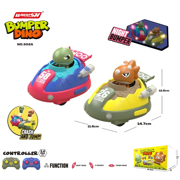 TW312668 Remote Control Cars for Kids Toy Animals Dinosaur RC Ejectin