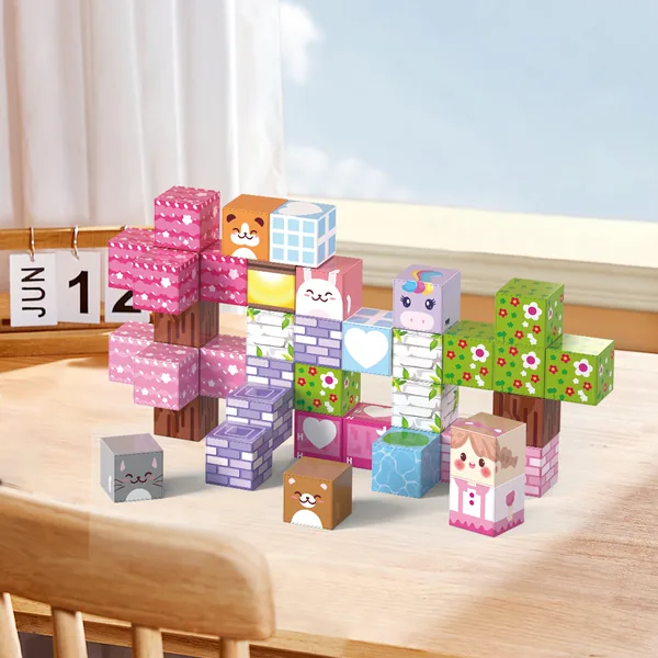 TW341104 40pcs Magnetic Building Blocks Stacking Toys for Kids Learni