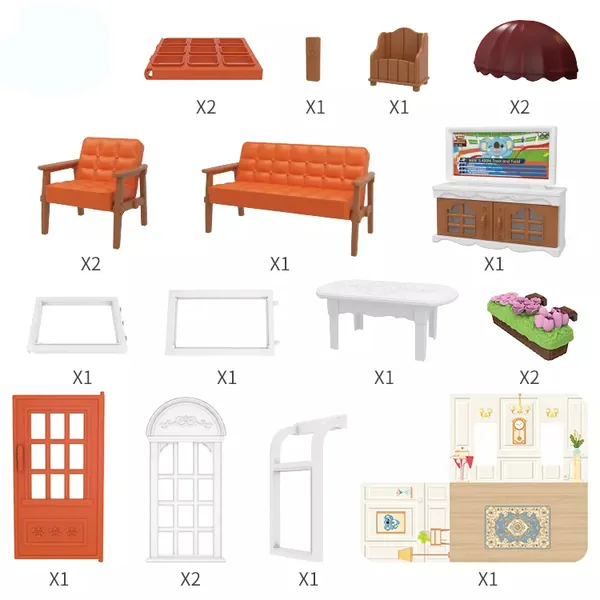 TW260997 Diary Diy House Toy Kids Educational Toys Wholesale Miniatur