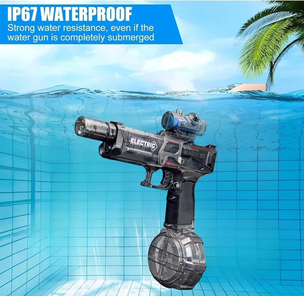 TW305227 Long Range Electric Water Gun with Interactive Light-up Toys