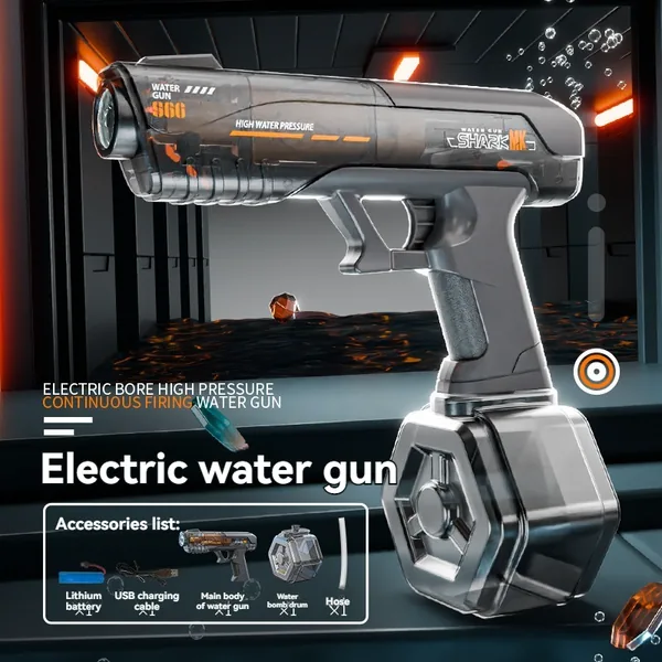 TW322847 Spitfire Electric Water Gun with LED Light-up Toys Powerful